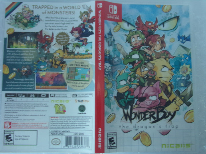 Wonder Boy: The Dragon's Trap Nintendo Switch Used