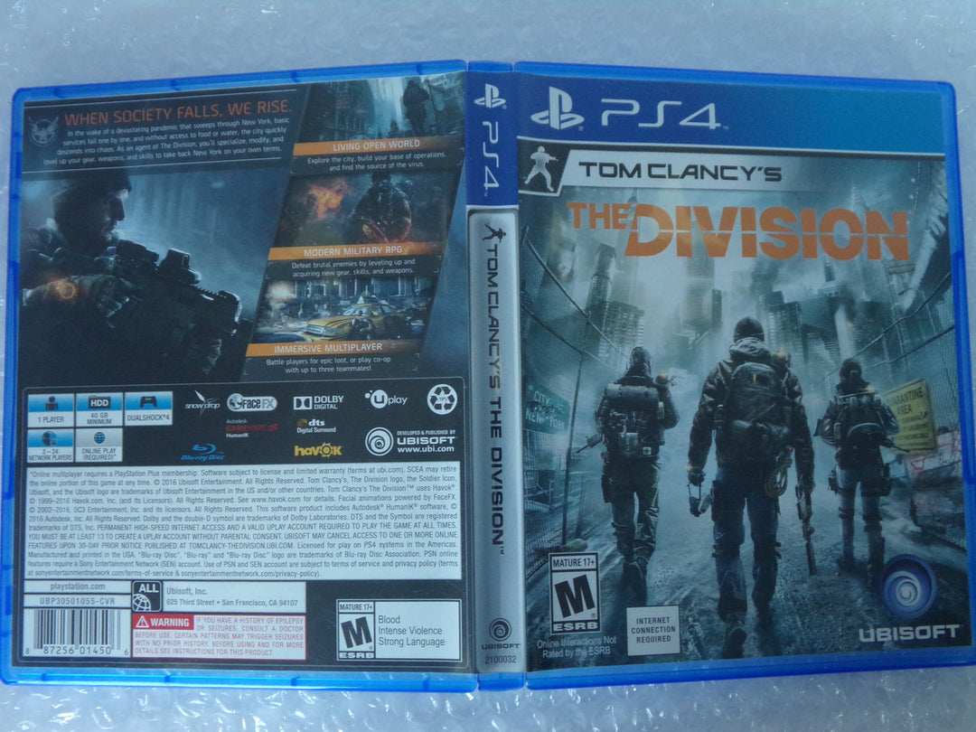 Tom Clancy's The Division Playstation 4 PS4 Used