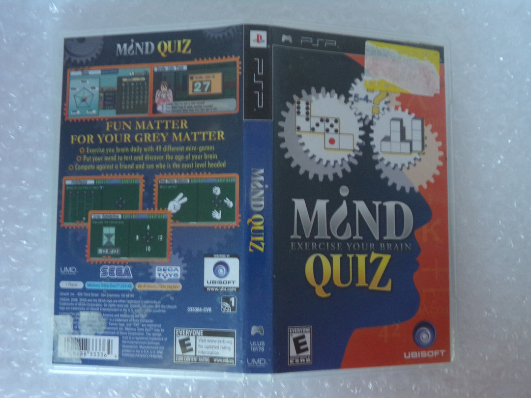 Mind Quiz Playstation Portable PSP Used