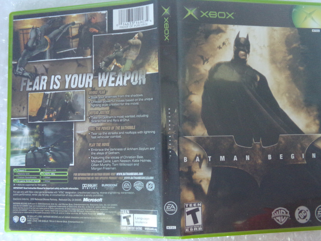 Batman Begins Original Xbox Used