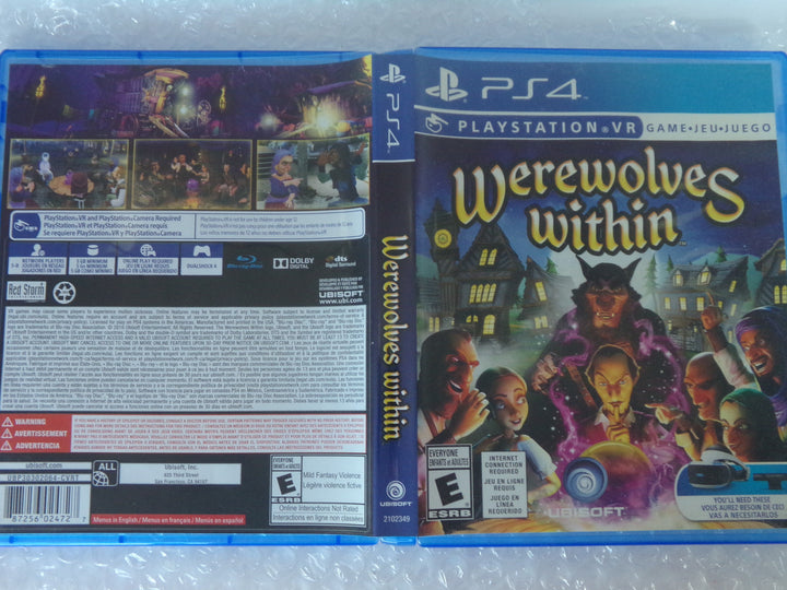 Werewolves Within Playstation 4 PS4 Playstation VR Used