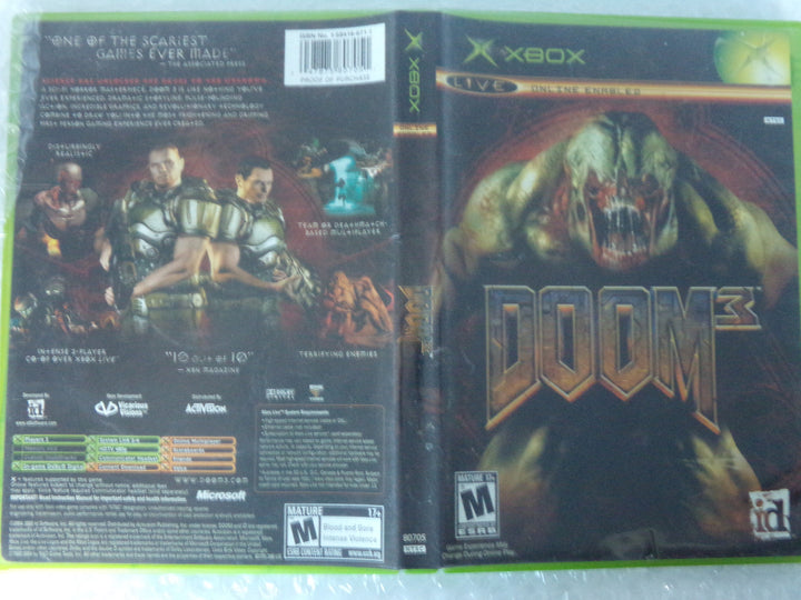 Doom 3 Original Xbox Used