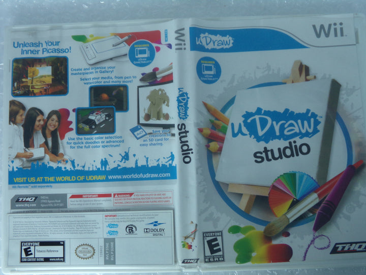 uDraw Studio & Pictionary Combo Pack (Game Only) Wii Used