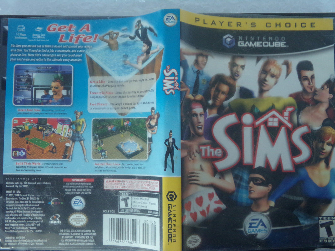 The Sims Gamecube Used