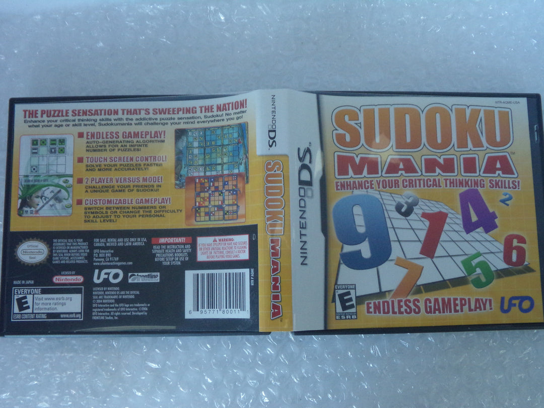 Sudoku Mania Nintendo DS Used