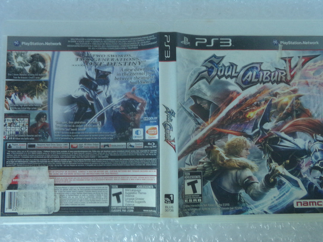 Soulcalibur V Playstation 3 PS3 Used