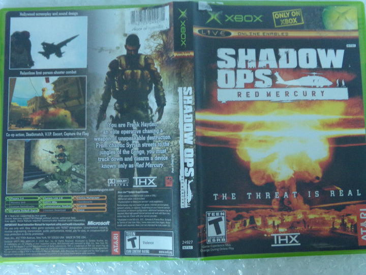 Shadow Ops: Red Mercury Original Xbox Used