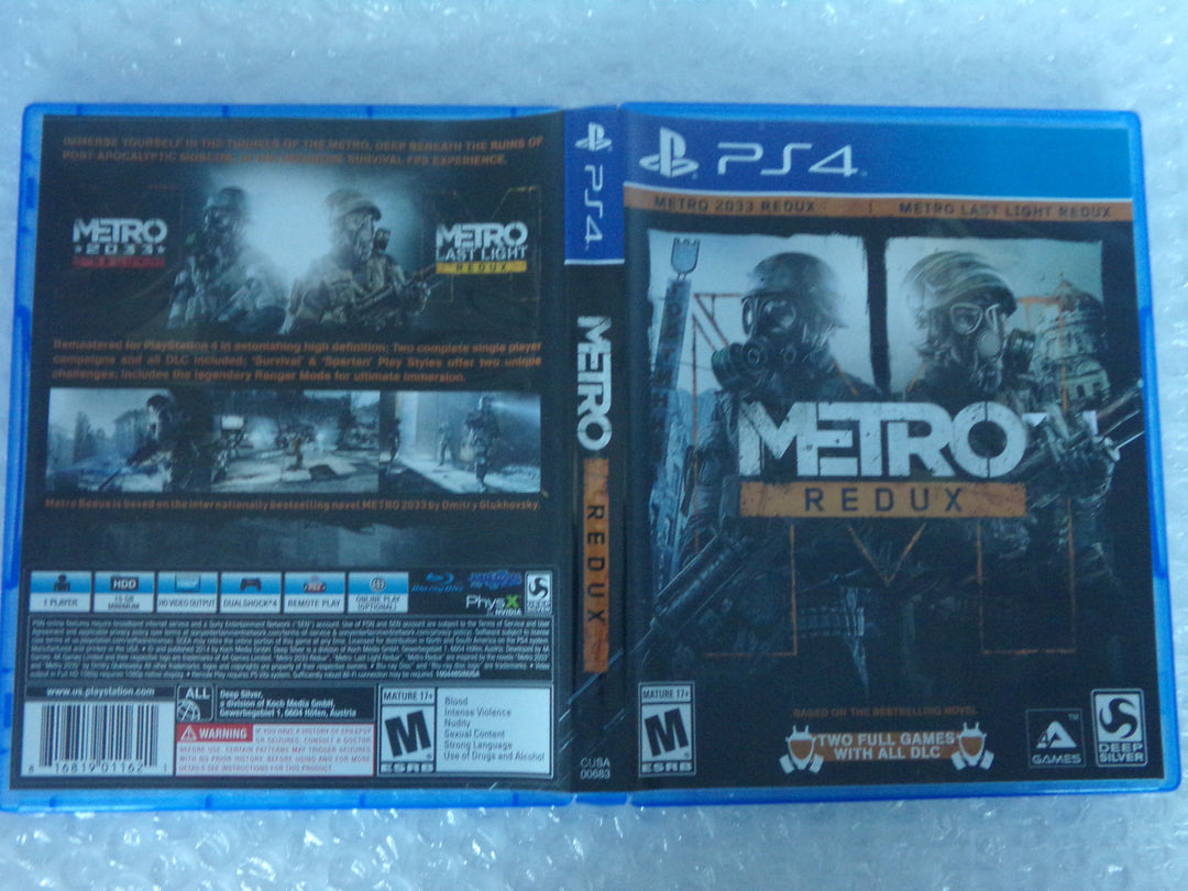 Metro Redux Playstation 4 PS4 Used