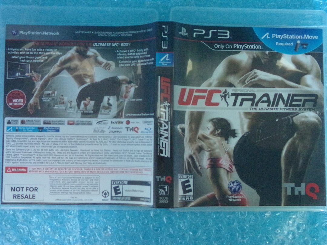 UFC Personal Trainer: The Ultimate Fitness System (Playstation Move Required) Playstation 3 PS3 Used