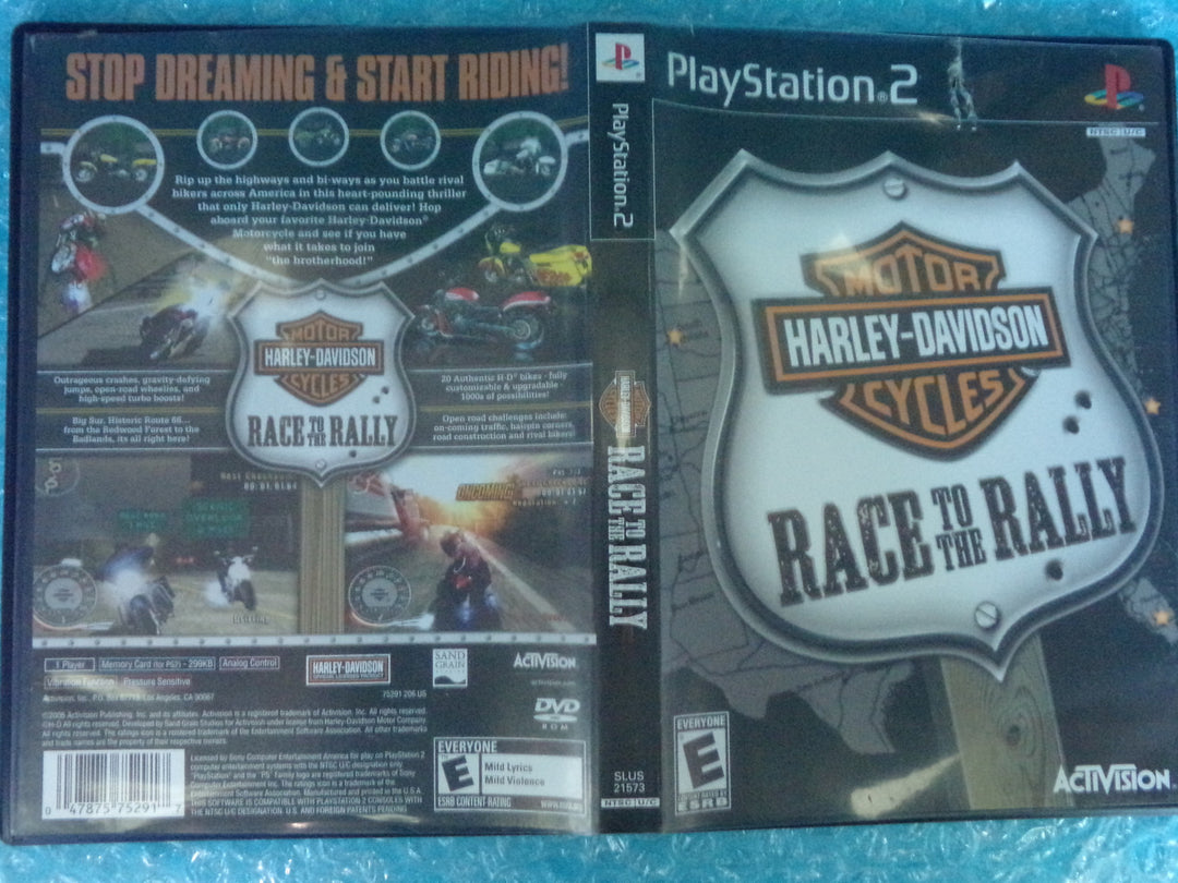 Harley-Davidson Motorcycles: Race to the Rally Playstation 2 PS2 Used