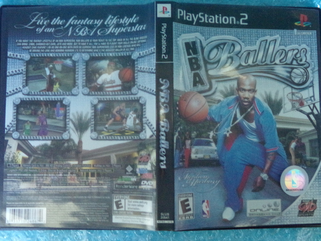 NBA Ballers Playstation 2 PS2 Used