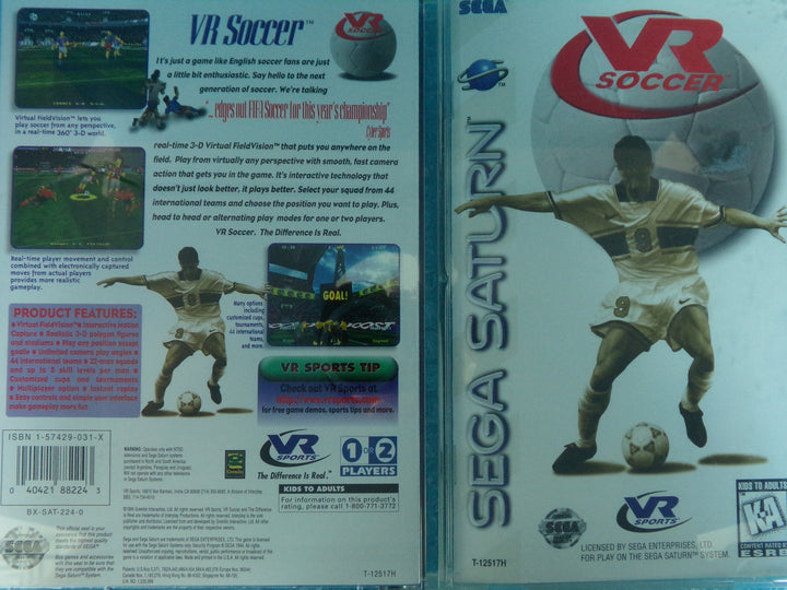 VR Soccer Sega Saturn Used