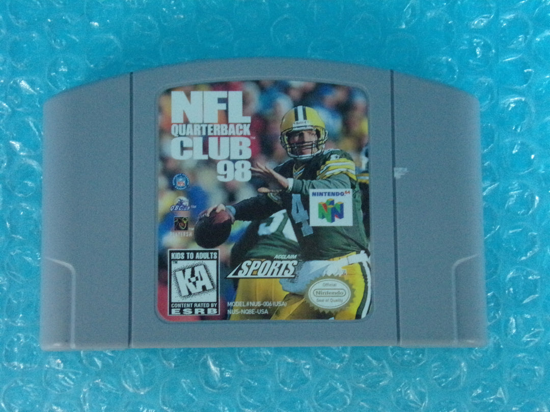 NFL Quarterback Club '98 Nintendo 64 N64 Used