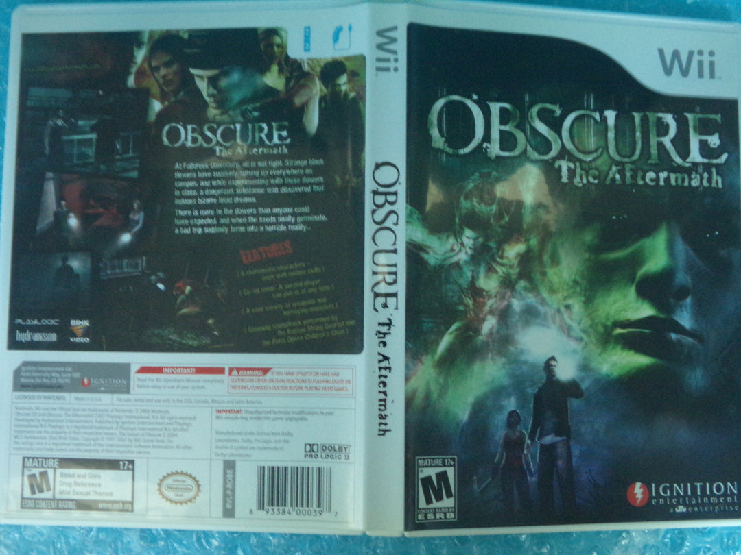 Obscure: The Aftermath Wii Used