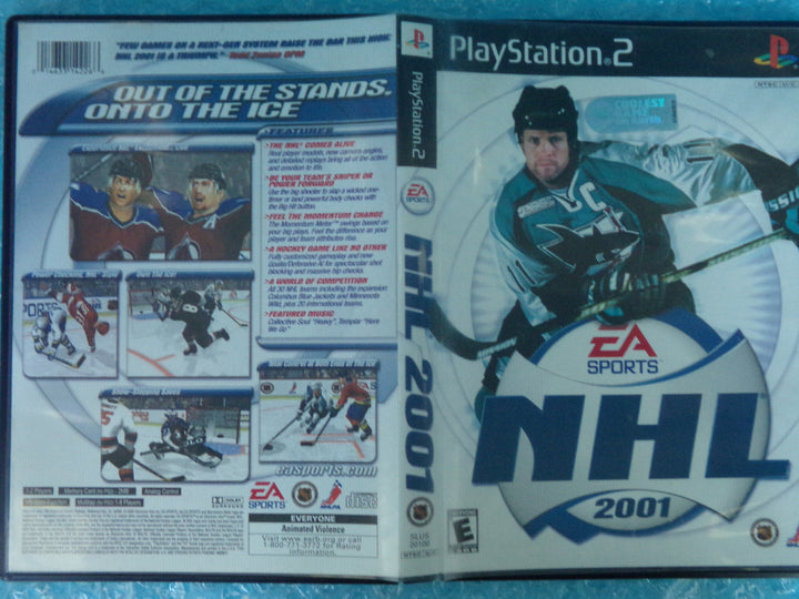 NHL 2001 Playstation 2 PS2 Used