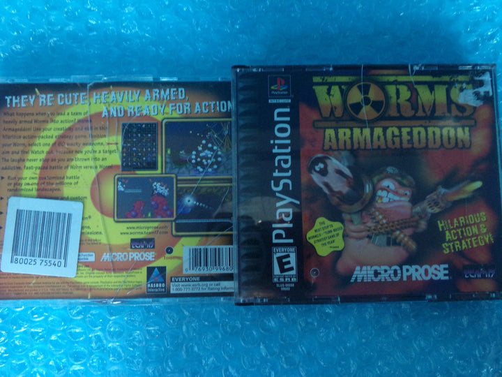 Worms Armageddon Playstation PS1 Used