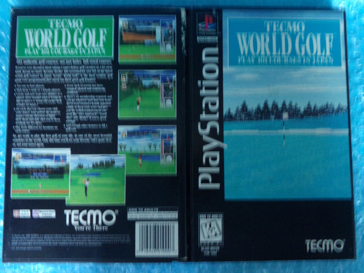 Tecmo World Cup Golf (Long Box) Playstation PS1 Used