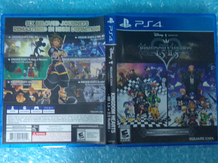 Kingdom Hearts HD 1.5 + 2.5 Remix Playstation 4 PS4 Used