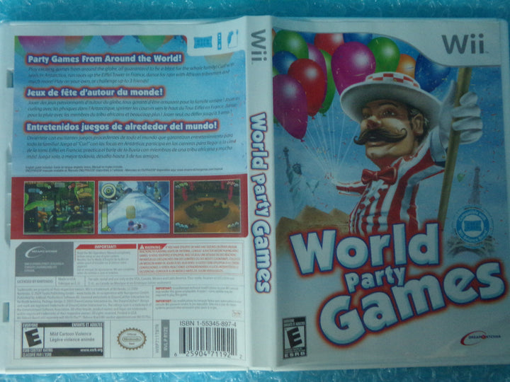 World Party Games Wii Used