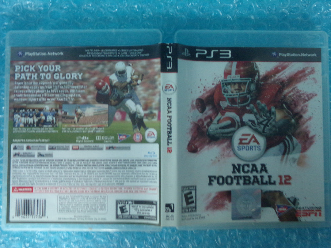 NCAA Football 12 Playstation 3 PS3 Used