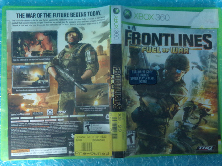Frontlines: Fuel of War Xbox 360 Used