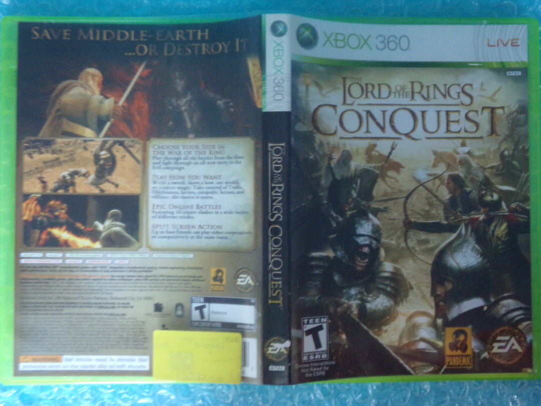 The Lord of the Rings: Conquest for Xbox 360 Used