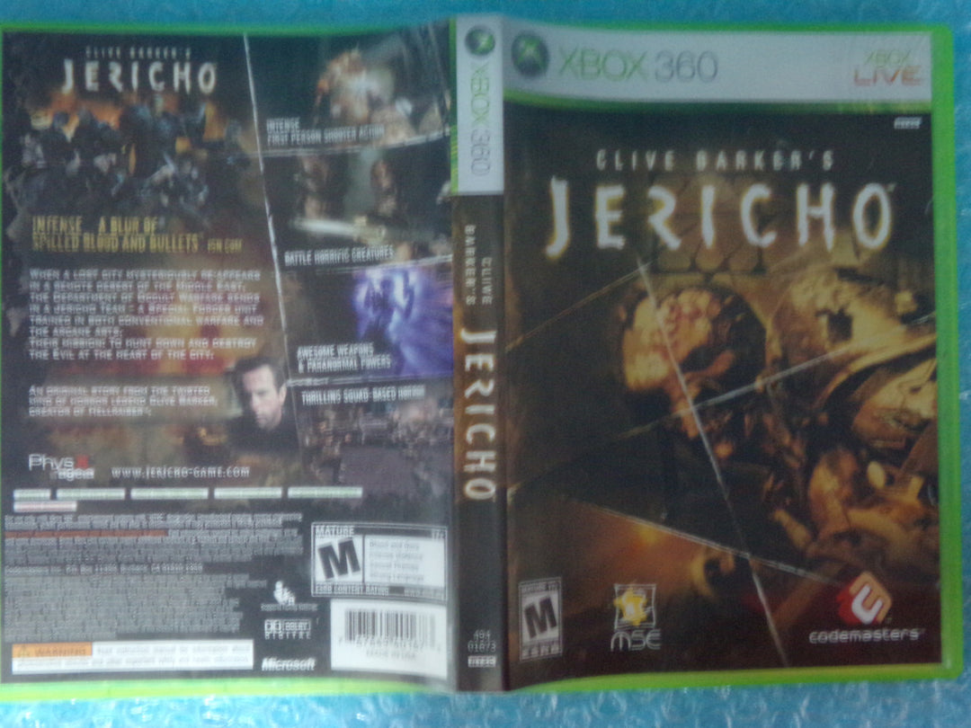 Clive Barker's Jericho Xbox 360 Used