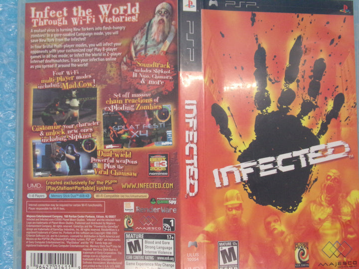 Infected Playstation Portable PSP Used