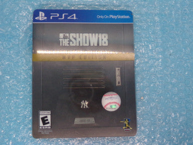 MLB The Show 18 With Steelbook Playstation 4 PS4 Used