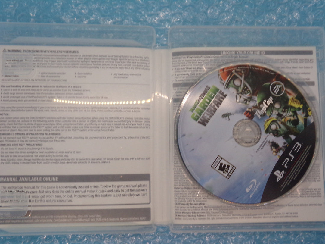 Plants Vs. Zombies Garden Warfare Playstation 3 PS3 Used