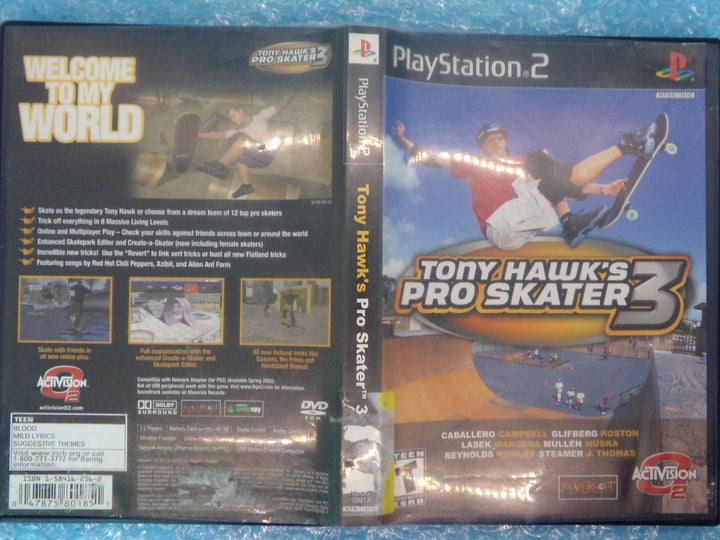Tony Hawk's Pro Skater 3 Playstation 2 PS2 Used
