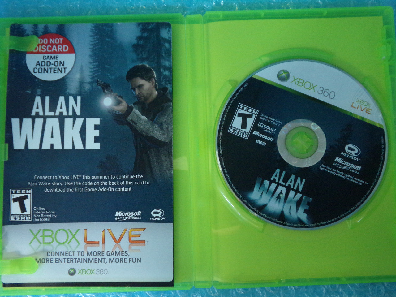 4000+ store Alan Wake Xbox 360 Download Cards