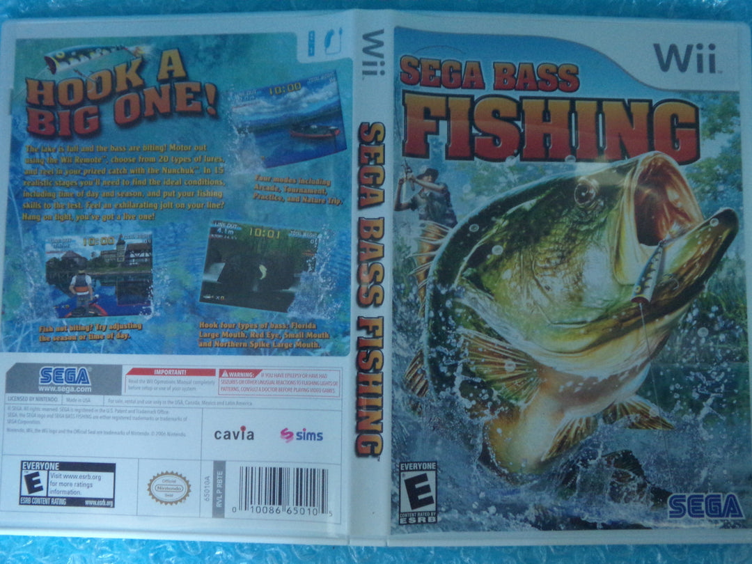 Sega Bass Fishing Wii Used