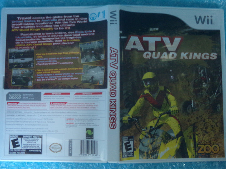 ATV Quad Kings Wii Used