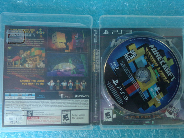 Minecraft Story Mode Playstation 3 PS3 Used