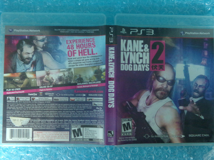 Kane & Lynch 2: Dog Days Playstation 3 PS3 Used