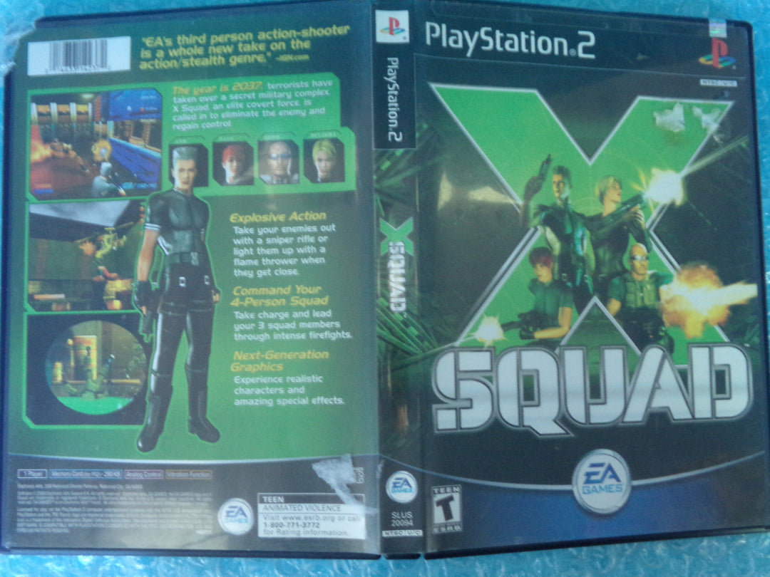 X Squad Playstation 2 PS2 Used