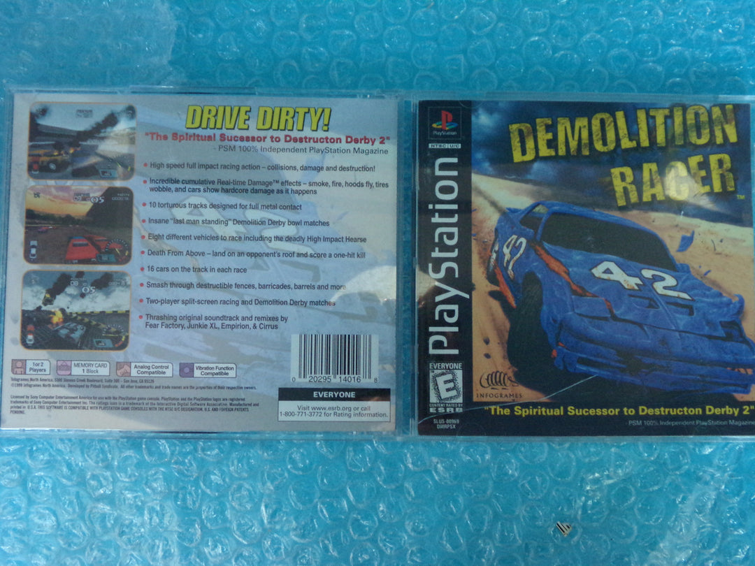 Demolition Racer Playstation PS1 Used