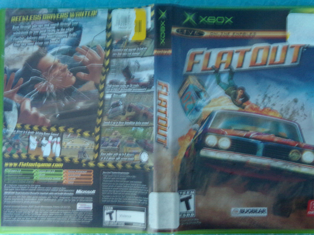 FlatOut Original Xbox Used
