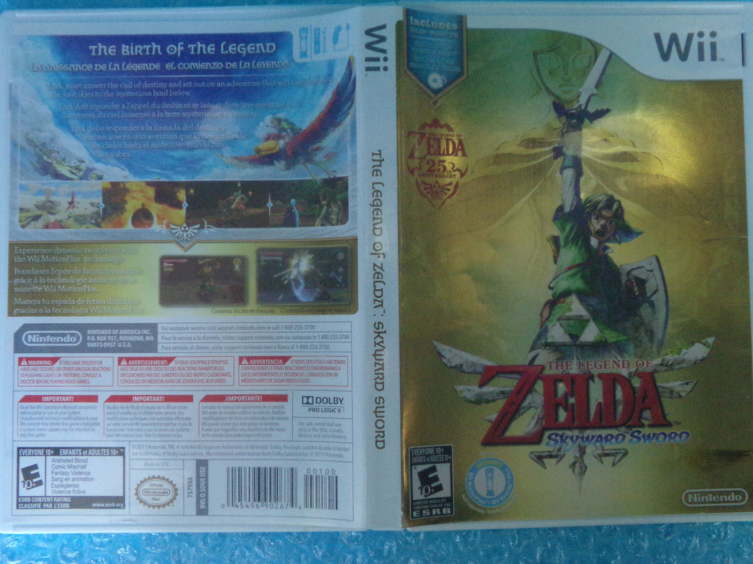 The Legend of Zelda: Skyward Sword (Wii Motion Plus Required) Wii Used