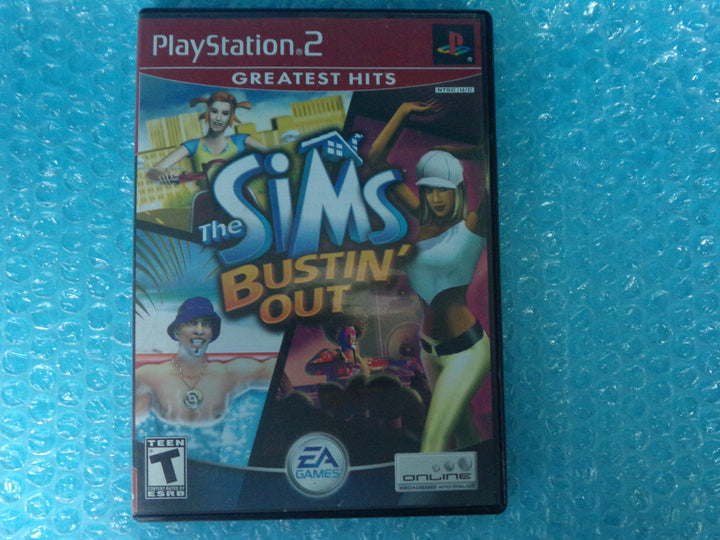 The Sims Bustin' Out Playstation 2 PS2 Used
