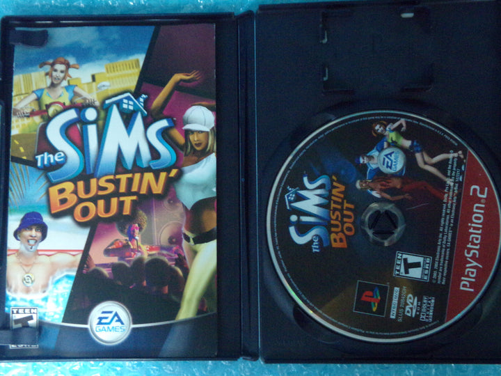 The Sims Bustin' Out Playstation 2 PS2 Used