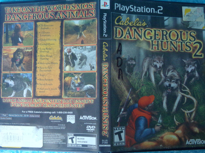 Cabela's Dangerous Hunts 2 Playstation 2 PS2 Used