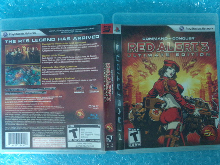 Command & Conquer Red Alert 3 - Ultimate Edition Playstation 3 PS3 Used