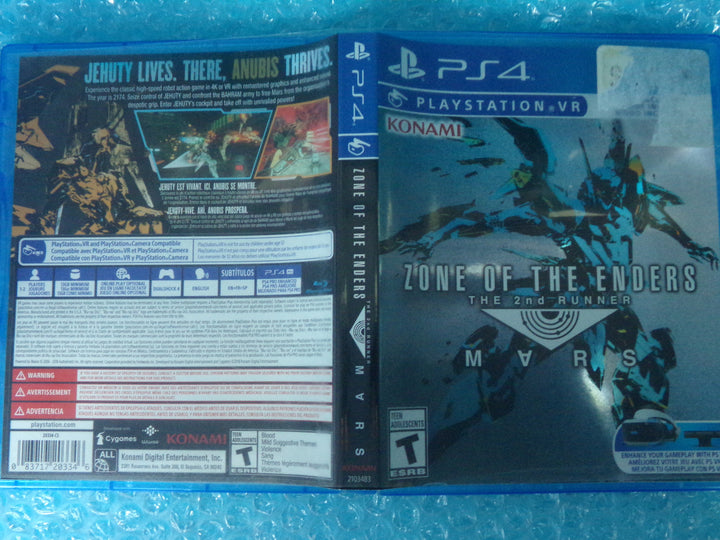Zone of the Enders: The 2nd Runner MARS Playstation 4 PS4 Used