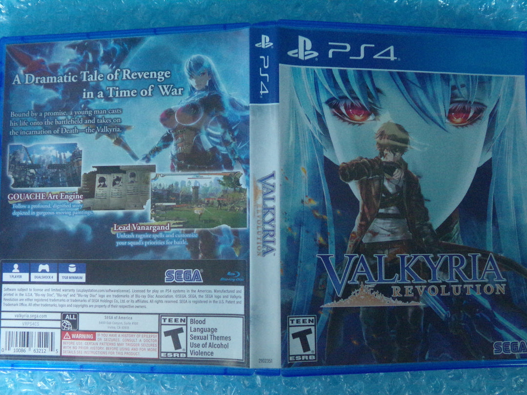 Valkyria Revolution Playstation 4 PS4 Used