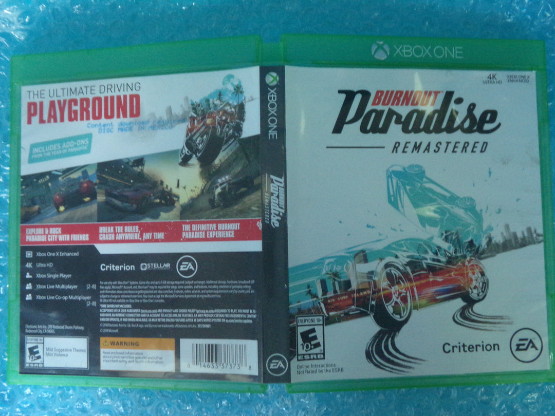 Burnout Paradise Remastered Xbox One Used