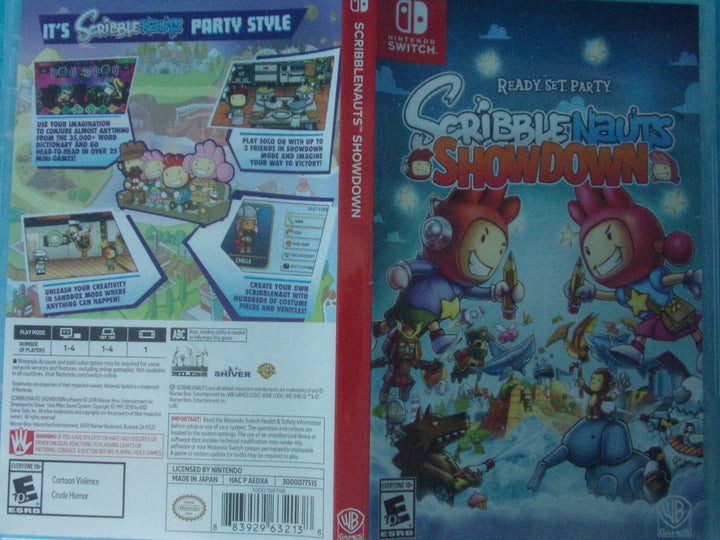 Scribblenauts Showdown Nintendo Switch Used