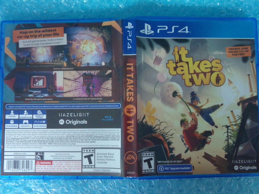 It Takes Two Playstation 4 PS4 Used
