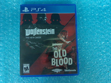 Wolfenstein: The New Order & Wolfenstein: The Old Blood Combo Pack Playstation 4 PS4 Used